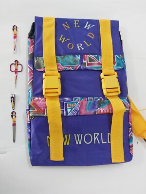Vintage Free School Backpack Set 4 Pcs Nail Size Girl