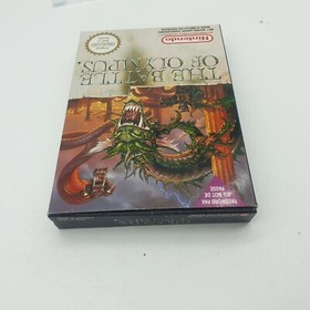 RARE NEUF Nintendo NES 8-BIT THE BATTLE OF OLYMPUS NES-AD-FRA Boxed Boite OVP