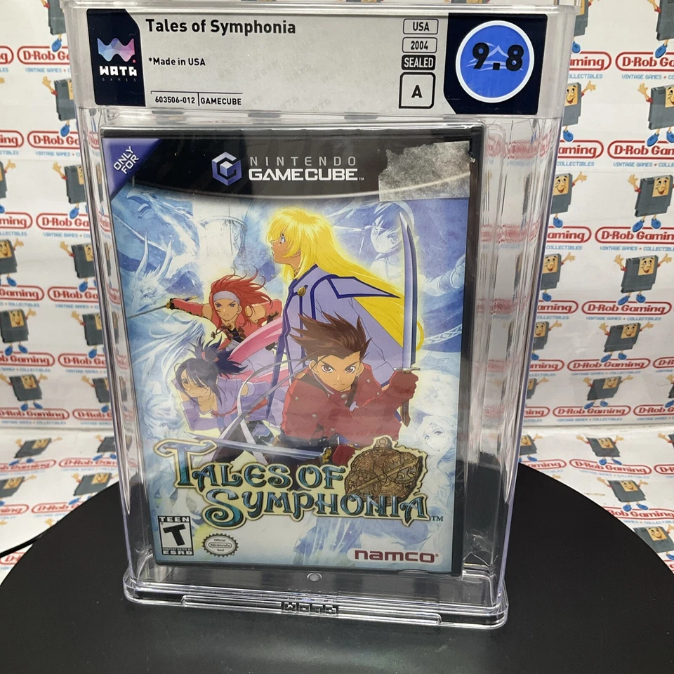 Tales of Symphonia New Sealed VGA WATA CGC Gamecube NES SNES N64 Black Label US - Image 4 of 4