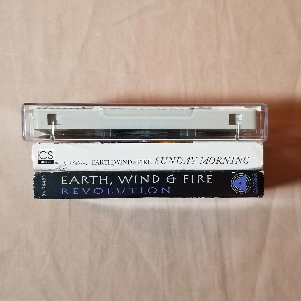 Earth, Wind & Fire кассетный сингл Cassingle Revolution Sunday НЕ CD 12 дюймов винил - Изображение 4 из 4
