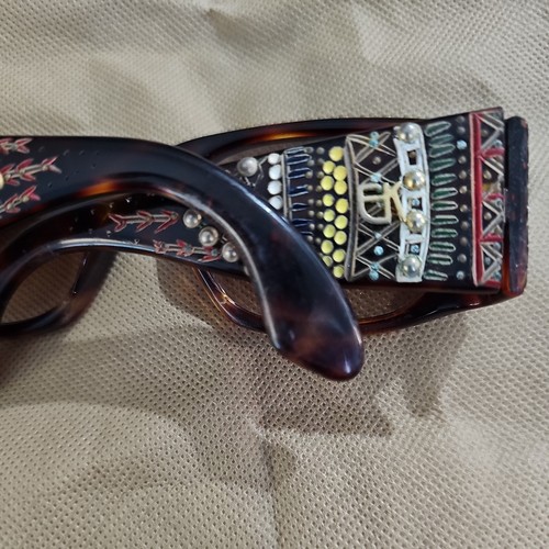 RARE Vintage EMMANUELLE KHANH Eyeglasses Sunglasses EK 1601 TOR 18 Jewels France - Picture 2 of 9