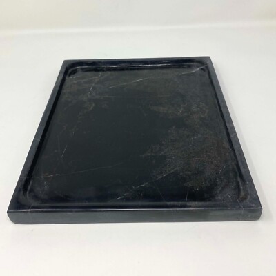 Marmor Tablett rechteckig Marmorschale Marmortablett Ablage Schmuckschale Deko