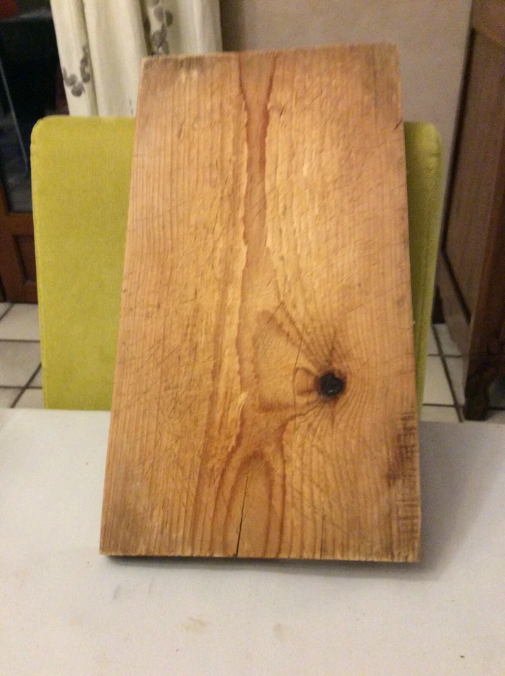 Petite Planche à Découper en bois rectangulaire 38x20x2,5 cm Cuisine - Photo 1/3