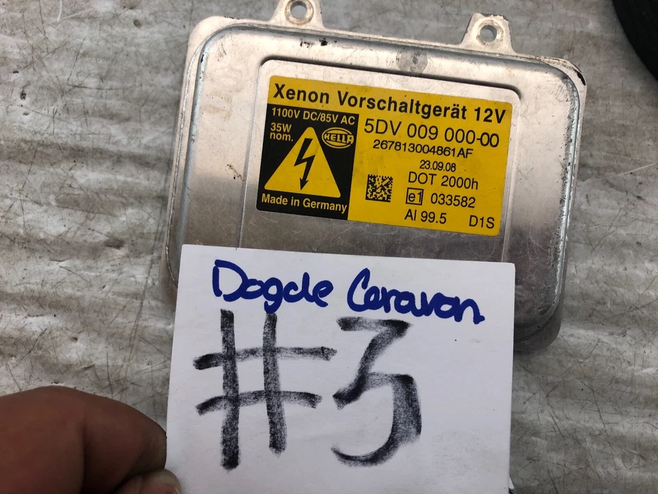 OEM 11-18 Dodge Grand Caravan Xenón HID Lastre y D1S Bombilla Clip Cubierta Giratoria Bombilla Foto 2 de 4