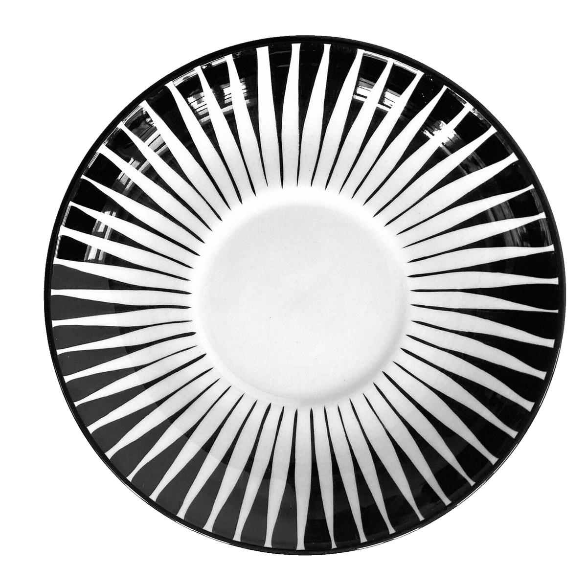 Mint 1955 Upsala-Ekeby Zebra Saucer Swedish Ceramics Gefle Trost