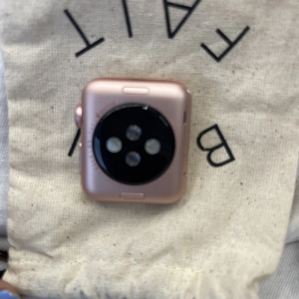 Apple Watch Series 1 38 mm oro rosa agrietado H12 Foto 2 de 3