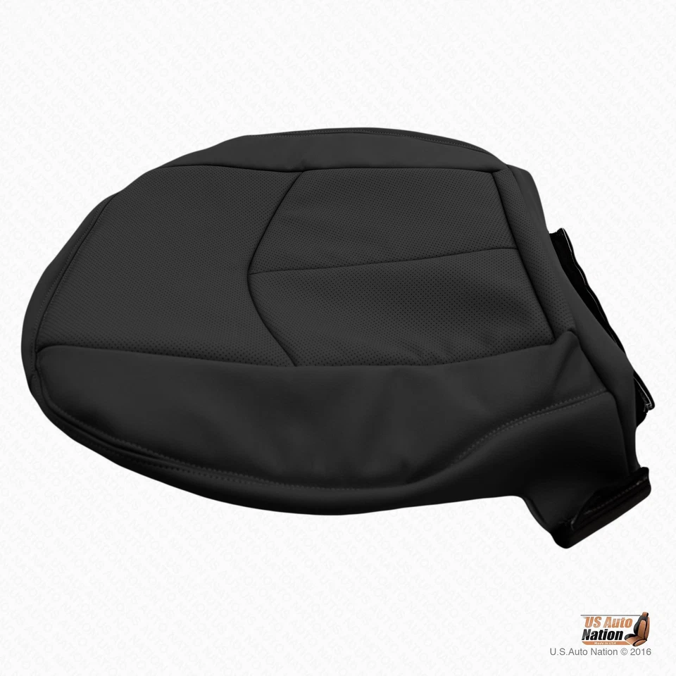 Mercedes Benz E63 2007 2008 2009 parte inferior de pasajero cubierta de cuero perforado negro Foto 4 de 4