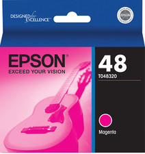 New Genuine Epson 48 Magenta Inkjet Cartridge RX500, RX600, RX620