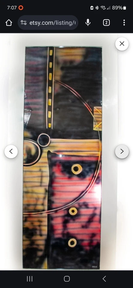 Hermosa puerta de diseño de vidrieras (pradera / misión) Foto 4 de 4