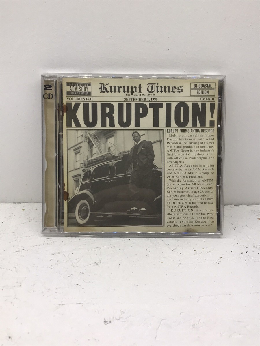 洋楽 Kuruption Kuruption! CD by Kurupt [1998 Hip-Hop/Rap] **2 Disc Set | eBay