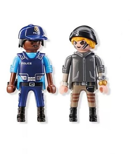 Playmobil Action Heroes Set 71731 Ricerca Polizia e Cane Fuggitivo Truffatore NUOVO IMBALLATO - Foto 5 di 6