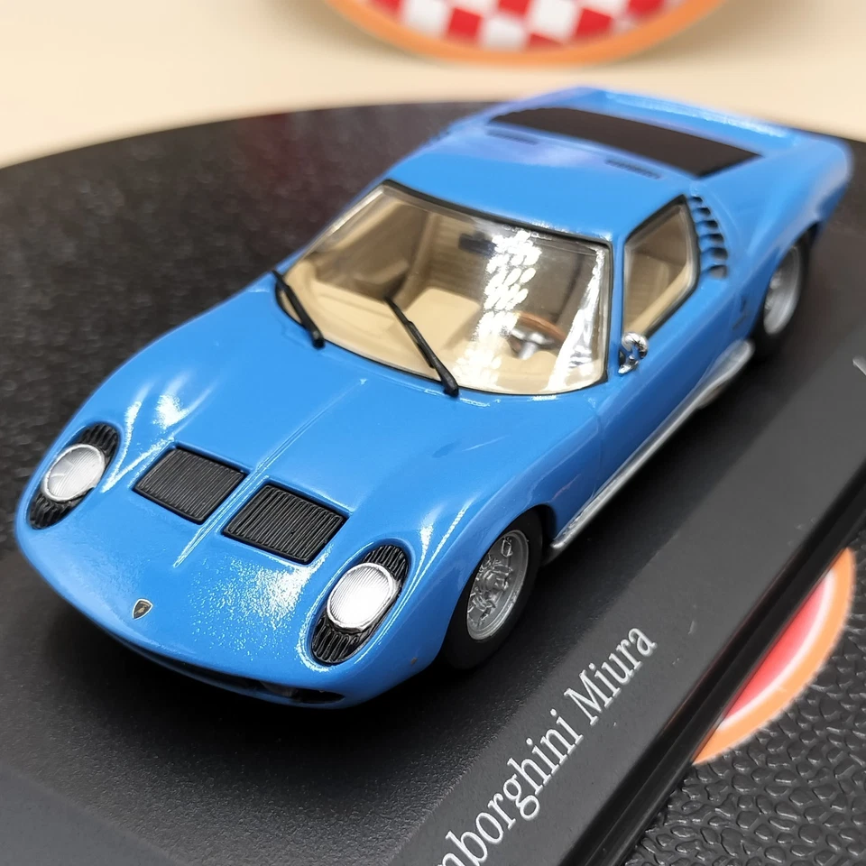 MINICHAMPS 1/43 Lamborghini Miura 1966 Blue Azzuro Diecast model 430103007 - Image 2 of 4
