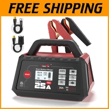 Efficient Smart Trickle Charger: 25A Fast Charge