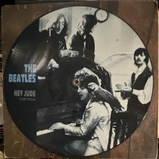 The Beatles Hey Jude Picture Disc Vinyl Record Parlophone 12 RP 5722 1988