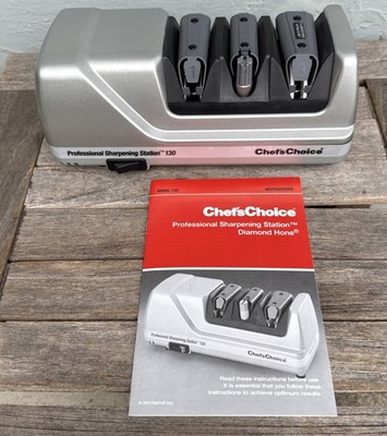 Chefs Choice Professional Sharpening Station Model 130 Electric Knife Sharpener