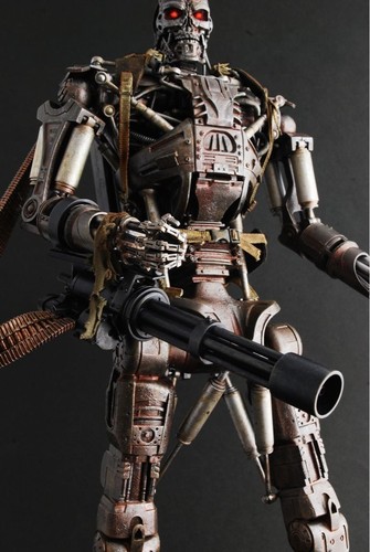 Hot Toys T-600 Endoskeleton Terminator Salvation Sideshow Exclusive Editon NEW - Picture 12 of 16
