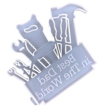  DIY Résine Crystal Epoxy Porte Plaque Moule Coulée Silicone Moule de la fête