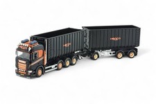 TEKNO 85231 Henco Trans Scania Next Gen R650 8x2 Truck-Trailer With Removable