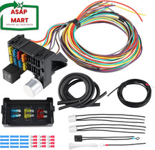 8 Circuit Wiring Harness - Universal Wire Harness Kit, Professional Automotive R