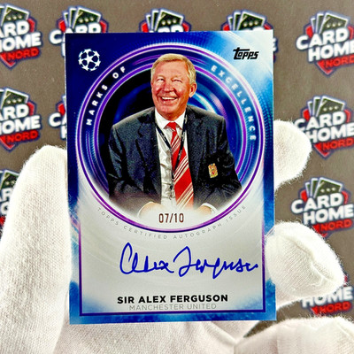 Sir Alex Ferguson /10 MoE Marks of Excellence Auto ME-SAF1 2025-26 Topps Chrome