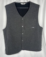 Mountain Khakis Merino Wool Vest XXL Grey Button Waistcoat Mens