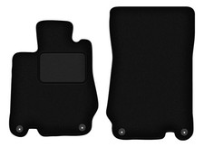 Fu&szlig;matten Automatten Velours Schwarz f&uuml;r Mercedes SL R230 2001-2011 2-tlg