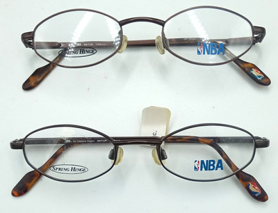 NBA Eyeglass Frames 45-20-135 Bronze Eyeglasses New Glasses Womens/Men