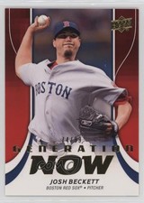 2009 Update Series 1 & 2 Fat Packs Generation Now Gold 74/99 Josh Beckett e9y