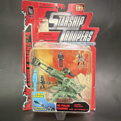 Galoob Starship Troopers Battle Pack #4 MI Pulse Cannon Zander Firing Missile