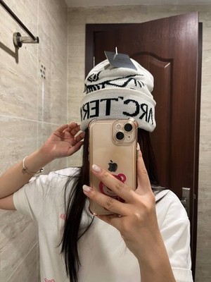 Arc'teryx Bird Head Toque Beanie - White - Wool Knit Ski Winter