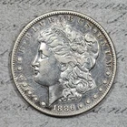 1886-S Morgan Dollar Tough Date Strong VF Details #3EGO