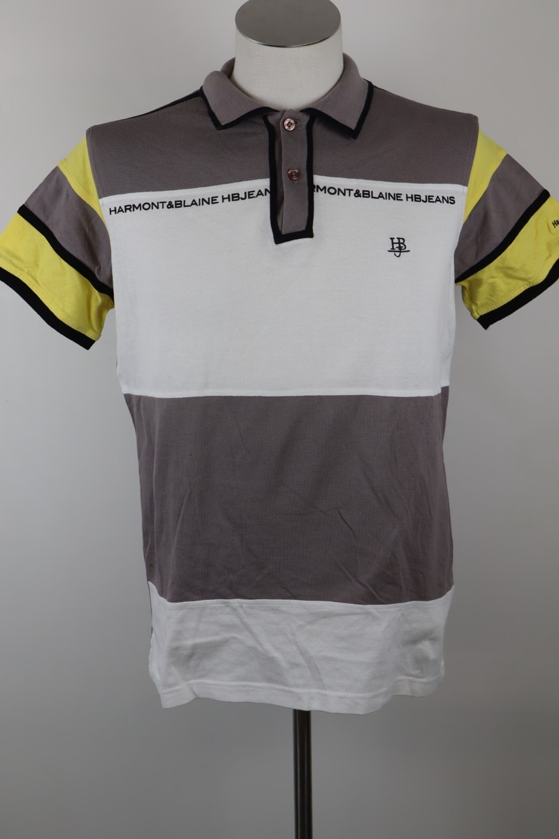 Harmont Blaine Men's Polo Shirt 100% Cotton Size M Casual