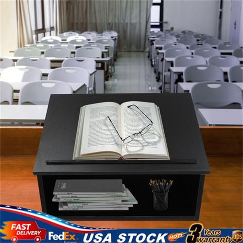 13.5in H Tabletop Lectern 5kg Capacity Class Presentation Lectern Table ...