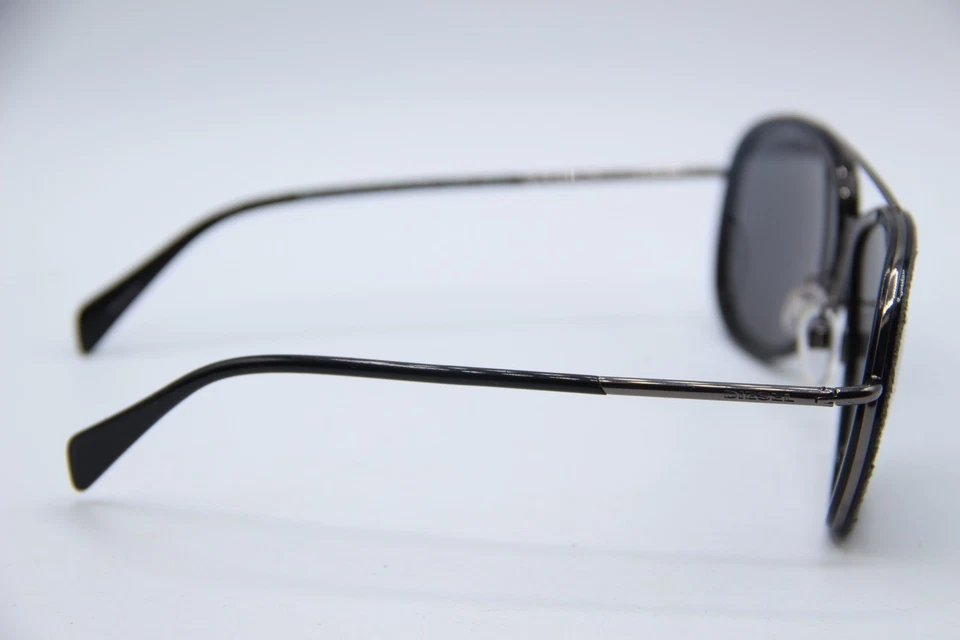 NEW DIESEL DL 0167 COL. 05C DENIM AVIATOR MIRR AUTHENTIC FRAMES SUNGLASSES 58-16 - Image 4 of 4