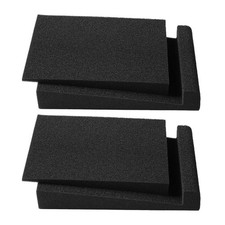 2Pcs Speaker Pad with NonSlip Surfaces Absorb Shock Improve Sound Clarities