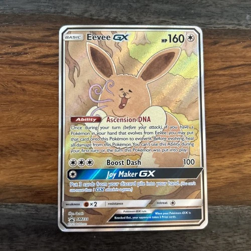 Pokémon TCG Eevee GX SM233 Full Art Black Star Promo Sun & Moon