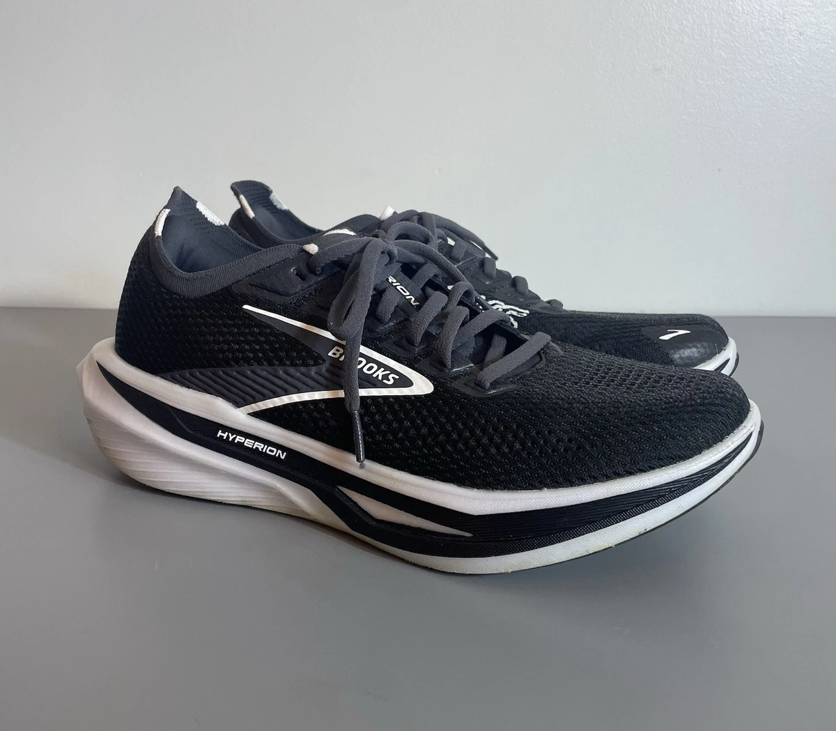 Brooks Hyperion 3 Black Grey White W for sale | eBay