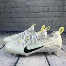 Nike Alpha Huarache 9 Elite Low Lax Cleats Football Grey FV6147-001 Mens Sz 3.5