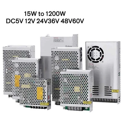 DC-Geregelter Schaltnetzteile Transformator DC5V 12V 24V 36V 48V 60V Universal - Bild 1 von 4