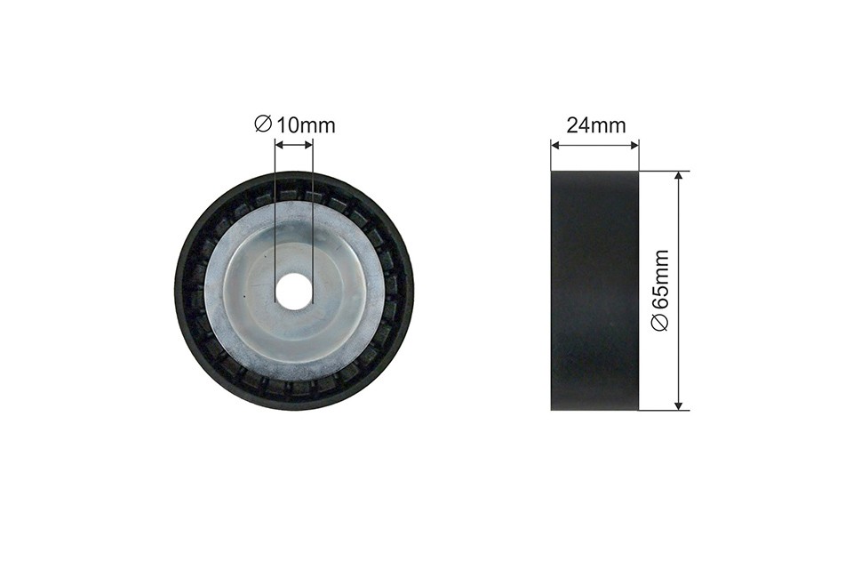 Pulley Idler V-Belt For Audi A3 Tt Seat Alhambra Altea Xl - Image 4