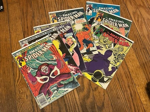 Marvel Amazing Spider-man 241-249 7-Issues All VF-NM, JR Jr. art Most Newsstand
