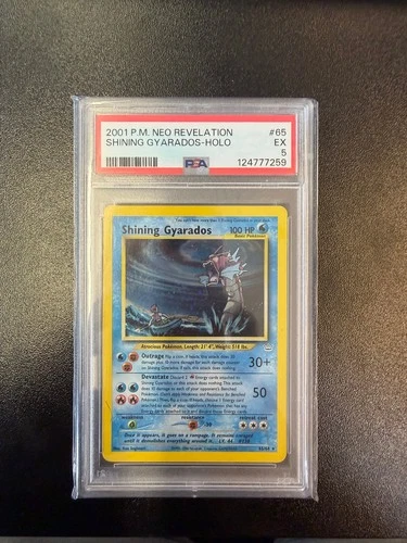 Psa 5 Shining Gyarados neo Revelation unlimited
