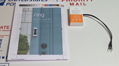 Ring Doorbell Pro Wi-Fi Power Kit V2 V3 - Read Description Parts Door Bell NEW