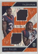 2016 Panini Unparalleled Orange 27/49 Will Fuller V Tyler Ervin #RDM-EF y0i