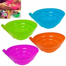 12 Cereal Bowls Straws Built In Straw Sippy Soup Ice Cream Sip-a-bowl BPA Free