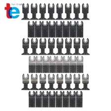 Universal Oscillating Multi Tool Saw Blades Kit 48 Pack For Metal Wood