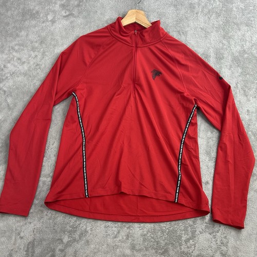 Nike Sweatshirt Womens Large Atlanta Falcons NFL 1/4 Zip Core Pullover Sweater - 第 1/12 張圖片