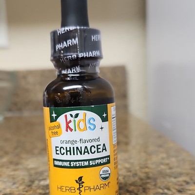 Herb Pharm Kids Echinacea Immune Support Drops Orange 1 fl oz Exp 7/2026