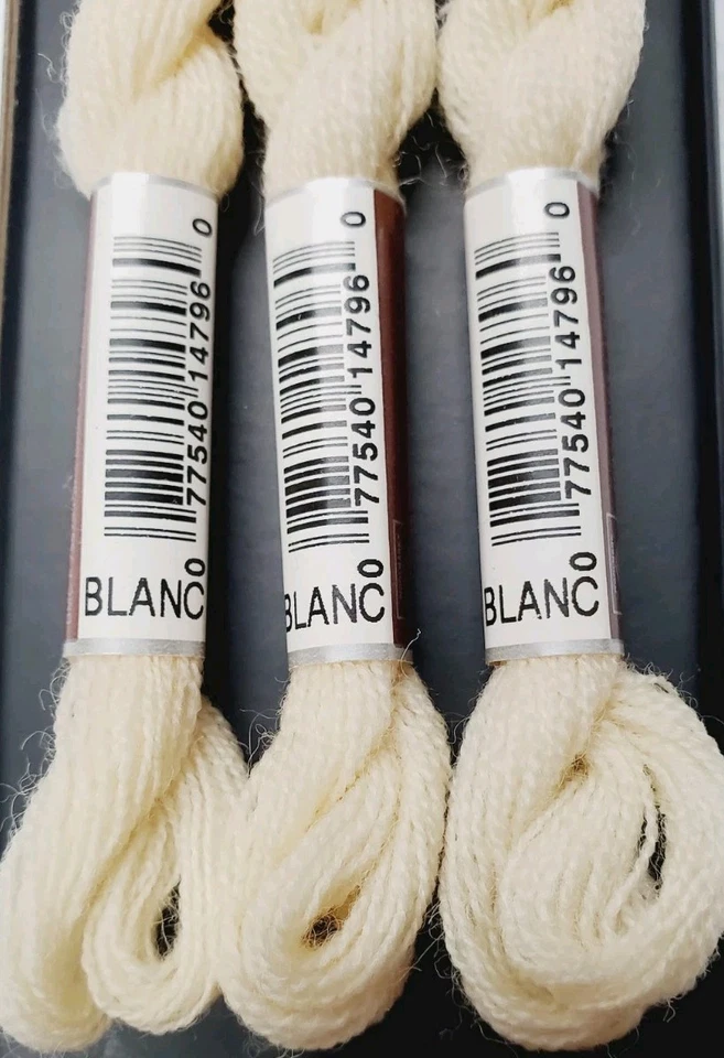 Lot of 3 DMC MEDICIS BLANC Tapestry Wool - Image 3 of 3