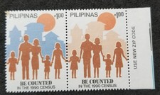 Philippines Census of Population & Housing 1990 Family House (timbre) MNH * s...